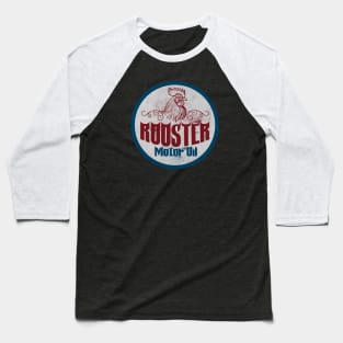 Vintage Rooster Motor Oil Baseball T-Shirt